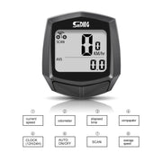 SUNDING SD-581A Bike Wired Computer Speedometer Odometer Cycling Bicycle Water-resistant Measurable Temperature Stopwatch
