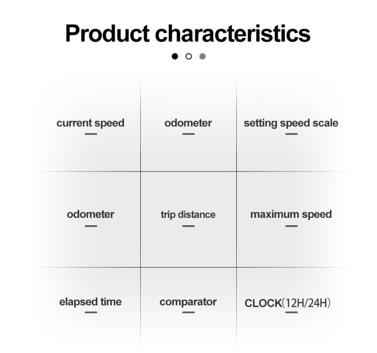 SUNDING SD-581A Bike Wired Computer Speedometer Odometer Cycling Bicycle Water-resistant Measurable Temperature Stopwatch