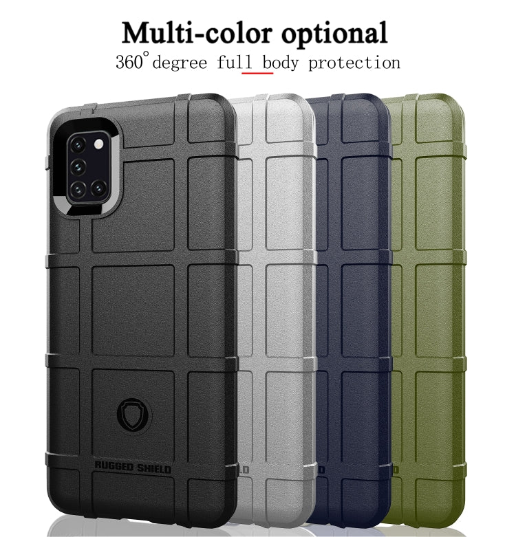 For Galaxy A71 5G Full Coverage Shockproof TPU Case(Black)