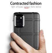 For Galaxy A71 5G Full Coverage Shockproof TPU Case(Black)