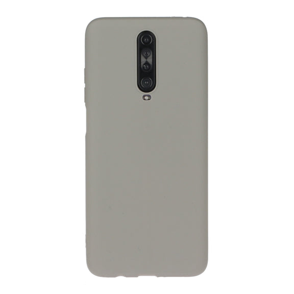For Xiaomi Redmi K30 Solid Color Frosted TPU  Phone Case(Gray)