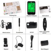 SUNDING SD-577C  Cycling Computer LCD Backlight Water-resistant Wireless Stopwatch MTB Bike Odometer Stopwatch Bicycle Speedometer