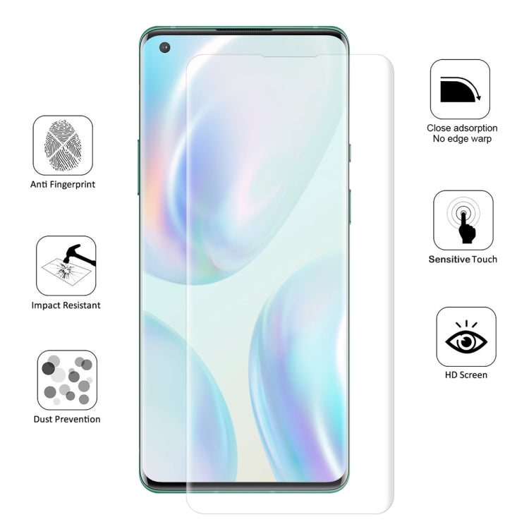 For OnePlus 8 2 PCS ENKAY Hat-Prince 0.1mm 3D Full Screen Protector Explosion-proof Hydrogel Film