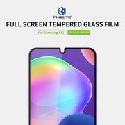 For Galaxy A31 PINWUYO 9H 2.5D Full Screen Tempered Glass Film(Black)