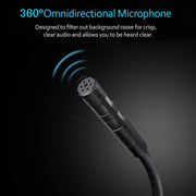 Mini Microphone Micro Voice Changer USB Gaming Condenser Microphone for Computer