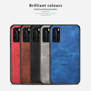 For Huawei P40 PINWUYO Zun Series PC + TPU + Skin Water-resistant And Anti-fall All-inclusive Protective Shell(Blue)