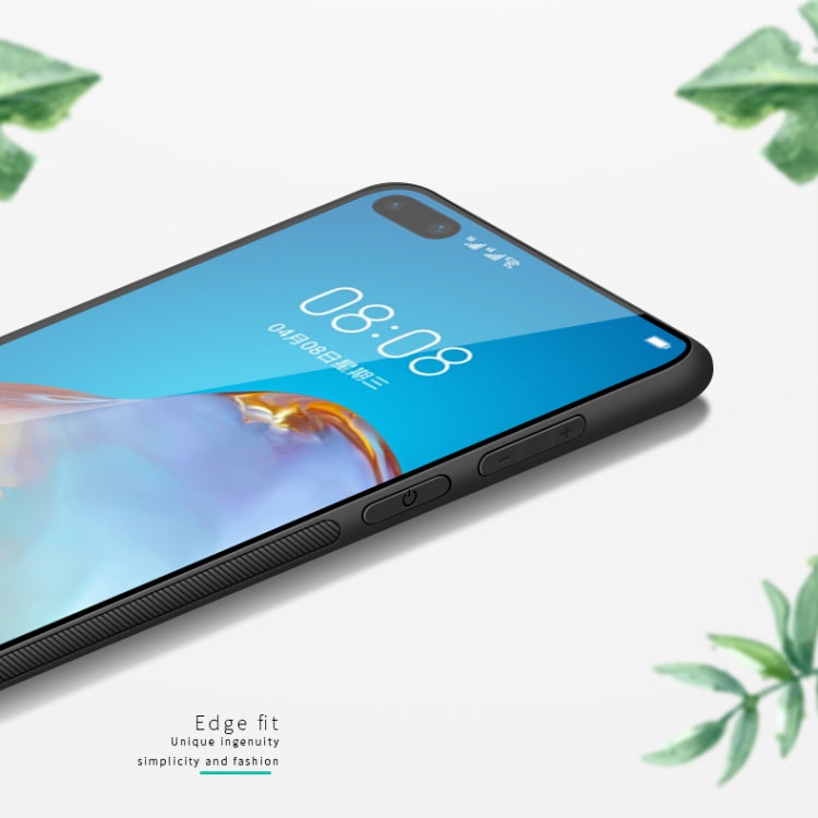 For Huawei P40 PINWUYO Zun Series PC + TPU + Skin Water-resistant And Anti-fall All-inclusive Protective Shell(Blue)