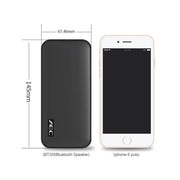 AEC BT-205 Portable Wireless Bluetooth Speaker Stereo Music Loudspeaker Built-in Microphone, Support TF Card(White)