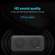 AEC BT-205 Portable Wireless Bluetooth Speaker Stereo Music Loudspeaker Built-in Microphone, Support TF Card(White)