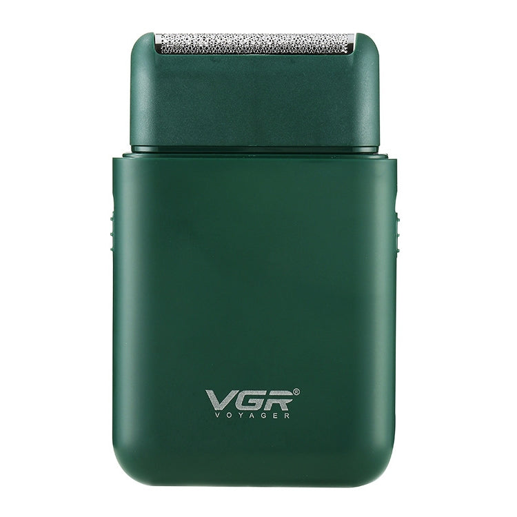 VGR V-390 5W USB Portable Reciprocating Electric Shaver (Green)