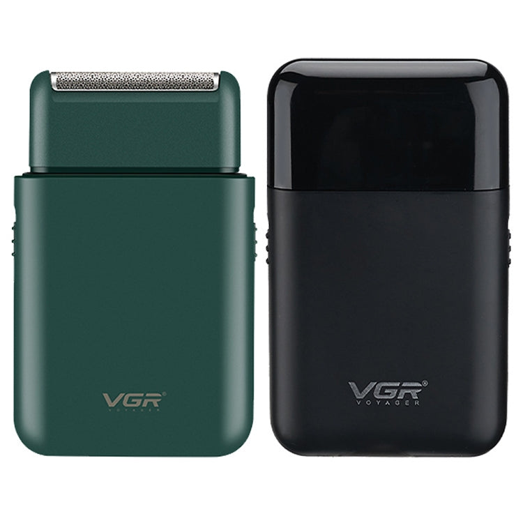 VGR V-390 5W USB Portable Reciprocating Electric Shaver (Green)