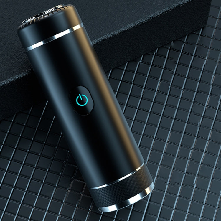 S1080 Mini Metal Turbo Electric Shaver Razor (Black)