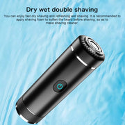 S1080 Mini Metal Turbo Electric Shaver Razor (Pink)
