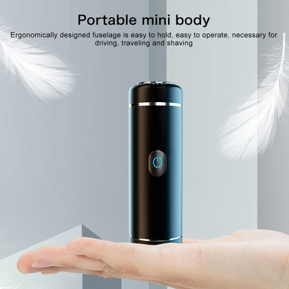 S1080 Mini Metal Turbo Electric Shaver Razor (Silver)