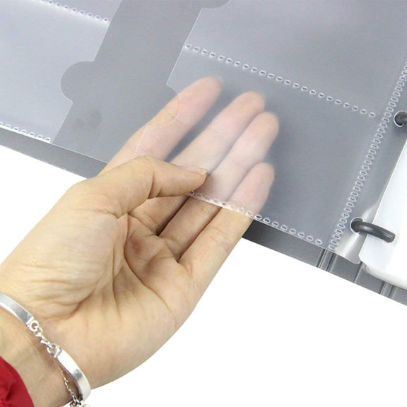 Deli Business Card Book Name Card Holder Book with 600 Business Cards Capacity