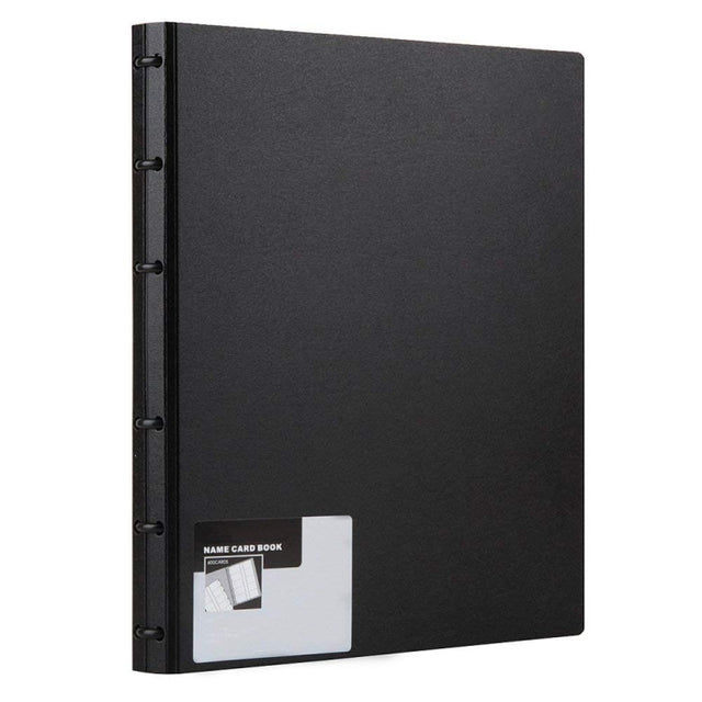 Deli Business Card Book Name Card Holder Book with 600 Business Cards Capacity