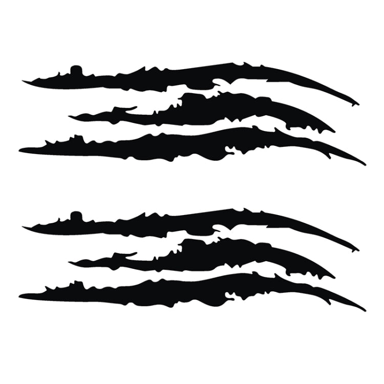 2 PCS Reflective Car Sticker Monster Scratch Stripe Claw Marks Car Auto Headlight Decoration Vinyl Decal Car Stickers, Size:40X12cm