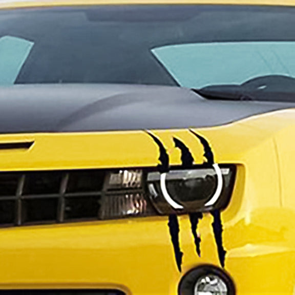 2 PCS Reflective Car Sticker Monster Scratch Stripe Claw Marks Car Auto Headlight Decoration Vinyl Decal Car Stickers, Size:40X12cm