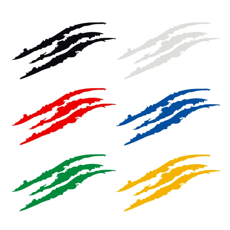 2 PCS Reflective Car Sticker Monster Scratch Stripe Claw Marks Car Auto Headlight Decoration Vinyl Decal Car Stickers, Size:40X12cm