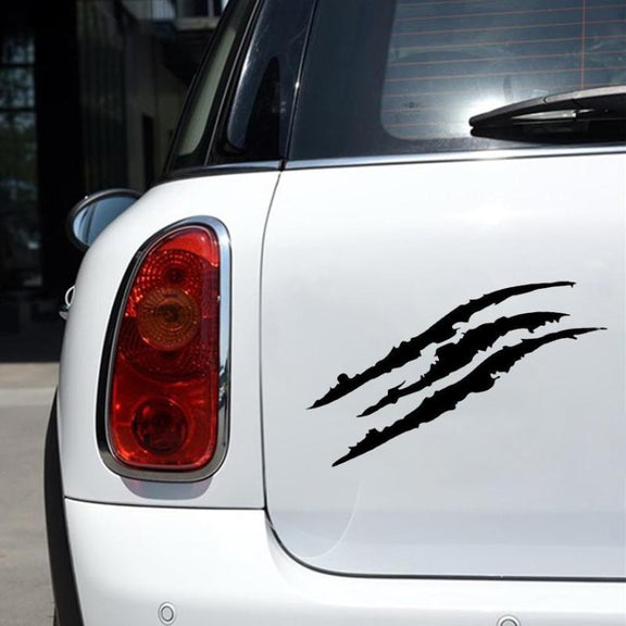 2 PCS Reflective Car Sticker Monster Scratch Stripe Claw Marks Car Auto Headlight Decoration Vinyl Decal Car Stickers, Size:40X12cm