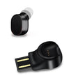 LESIRI X12 Bluetooth Headset Mini Wireless Earphone Portable USB Magnetic Charging Headset Sport Earbud Headset for iPhone(Black) - Bluetooth Earphone by LESIRI | Online Shopping South Africa | PMC TechLife | Buy Now Pay Later Mobicred