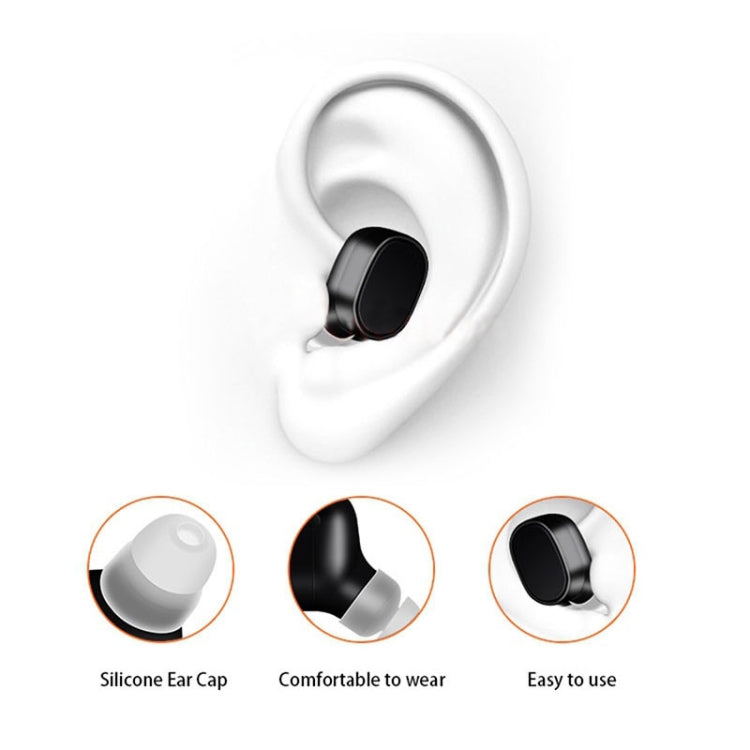 LESIRI X12 Bluetooth Headset Mini Wireless Earphone Portable USB Magnetic Charging Headset Sport Earbud Headset for iPhone(Rose Gold)