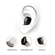 LESIRI X12 Bluetooth Headset Mini Wireless Earphone Portable USB Magnetic Charging Headset Sport Earbud Headset for iPhone(Rose Gold)