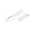 Electric Nail File Drill Kit Tips Manicure Toenail Pedicure Salon Pen Shape Manicure Kit Nail Drill Buffers Pedicure Tool with 5 Bits - free shipping - PMC TechLife - Order now!