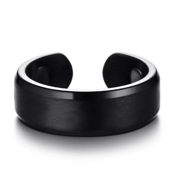 Acupressure Anti Snore Ring Treatment Reflexology Anti Snoring Apnea Sleeping Device(Black)