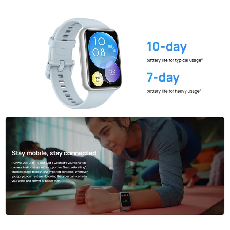Original Huawei WATCH FIT 2 Smart Sports Watch, Color:Vibrant Black