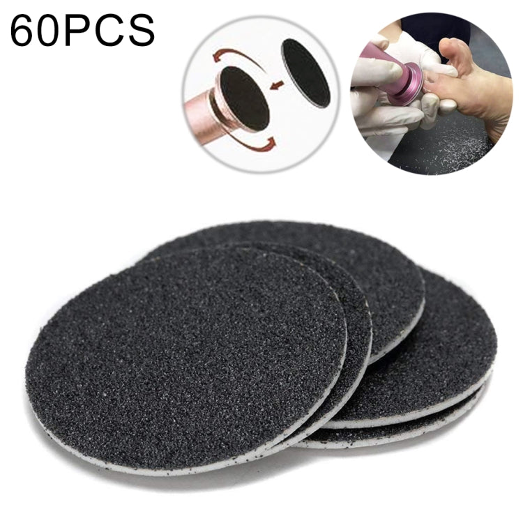 60 PCS Replacement Sandpaper Disk for Electric Foot Polisher, Specification:100 Mesh(Fine Sand)