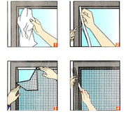 Fly Bug  Mosquito Net Door Window Net Netting Mesh Screen Curtain Protector Flyscreen Insect DIY, Size:1.3x1.5m(Black)