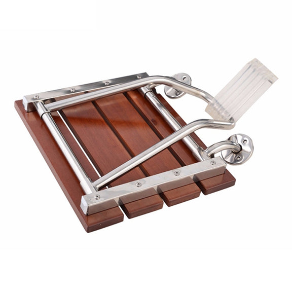 Folding Solid Wood Wall Mounted Relaxation Shower Chair(F Fype)