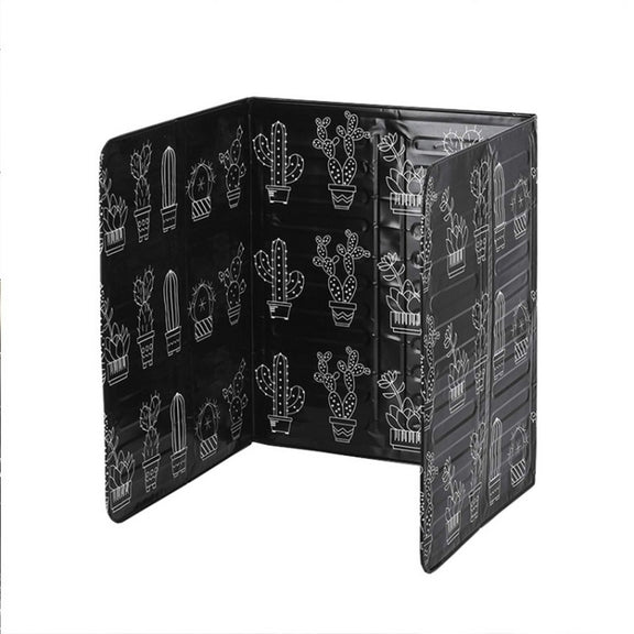 Gas Stove Aluminum Foil Oil Plate Kitchen Splash Guard High Temperature Oil Insulation Board(Black)