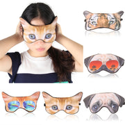 3D Eye Mask Shading Sleeping Cartoon Animal Printed Eye Mask(Tiger)