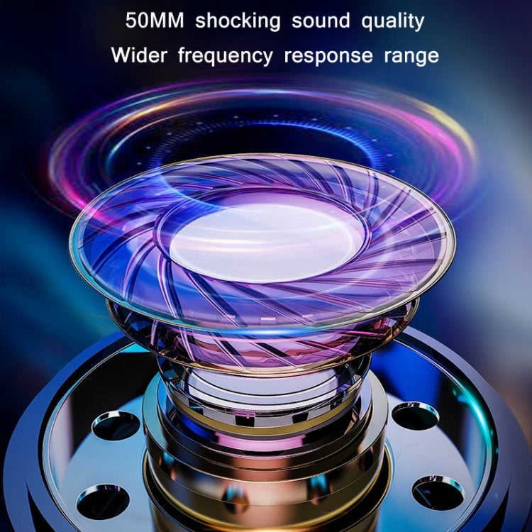 PANTSAN PSH-400 USB Computer Head-Mounted Luminous RGB Wired Headset, Specification:3.5mm White