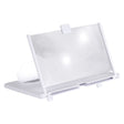 12 Inch Pull-Out Mobile Phone Screen Magnifier 3D Desktop Stand, Style:Blu-ray Model(White) - Screen Magnifier by PMC TechLife | Online Shopping South Africa | PMC TechLife