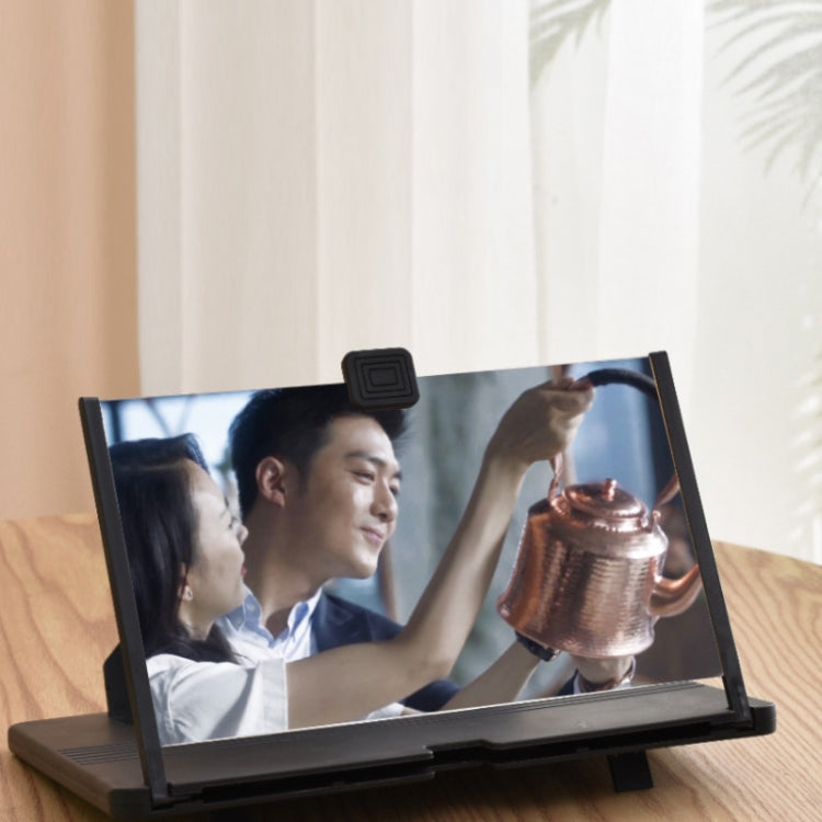 12 Inch Pull-Out Mobile Phone Screen Magnifier 3D Desktop Stand, Style:Blu-ray Model(Red)