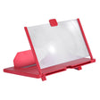 12 Inch Pull-Out Mobile Phone Screen Magnifier 3D Desktop Stand, Style:HD Model(Red) - Screen Magnifier by PMC TechLife | Online Shopping South Africa | PMC TechLife
