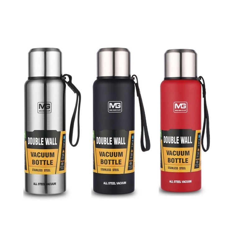 Outdoor Thermos Portable Large Capacity Insulated Cup, Capacity:1500ml(Silver)