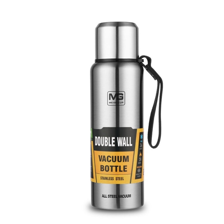 Outdoor Thermos Portable Large Capacity Insulated Cup, Capacity:1500ml(Silver)