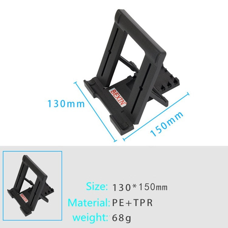 Foldable Tutor Learning Machine Desktop Stand for 7-11 inch Tablet(White)