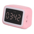 AEC BT-511 Mini LED HD Mirror Bluetooth Speaker, Support 32GB TF Card & 3.5mm AUX & Dual Alarm Clock & Real-time Temperature & Hands-free Calling(Pink) - free shipping - PMC TechLife - Order now!