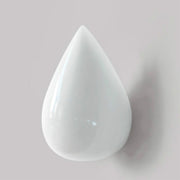 Creative Water Droplets Wall Hooks Home Decoration Resin Mural 3D Coat Hook Single Hooks Wall Hanger, Size:Small Size(White)