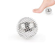 1 Pair Magnetic Massage Ball Relax Muscle Finger Plantar Pressure Massage Stab Ball, Size:4.7cm(Silver) - free shipping - PMC TechLife - Order now!