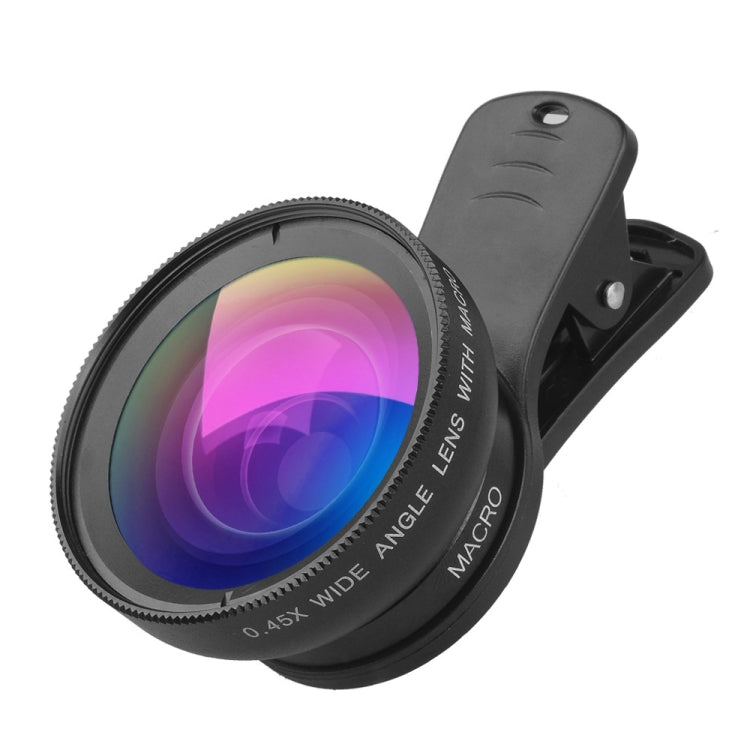 0.45X Ultra Wide Macro Combination Phone Lens with Clip(APL-0.45XWM)