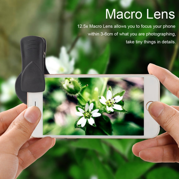 0.45X Ultra Wide Macro Combination Phone Lens with Clip(APL-0.45XWM)