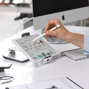 AP-7X Universal Aluminum Stand Desk Mount Holder for 4.7-9.7 inch Phone & Tablet PC(Silver Gray)