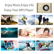 C26 IPX8 Water-resistant Swimming Diving Sports MP3 Music Player with Clip & Earphone, Support FM, Memory:8GB(Black)