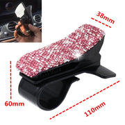 Diamond Car Phone Holder 360 Degree Rotating Creative Car Dashboard Mobile Holders(Pink Color Mixing)